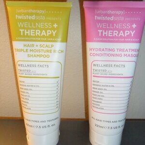 Lot Of 2 Urban Therapy Twisted Sista Shampoo & Conditioning Mask Treatment NEW